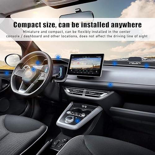 Miniatura 6 de Soporte magnético para teléfono de automóvil, soporte de teléfono celular ajustable en 360 para guardar las manos libres en el vehículo, soporte