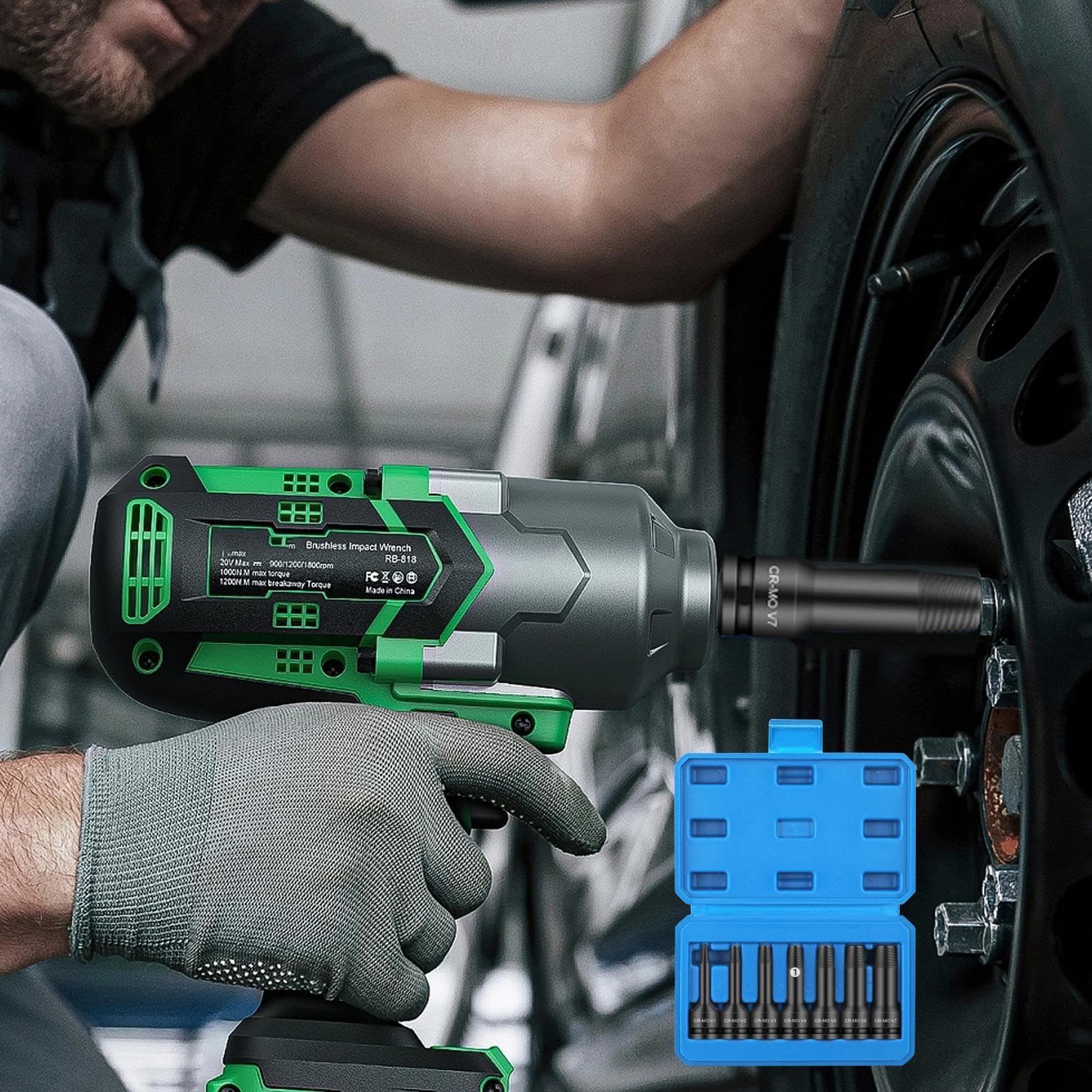 Strumento di rimozione delle viti spogliate – Kit di rimozione viti spogliate ad alta resistenza, kit di estrazione per viti compatto, kit di rimozione per viti spogliate
