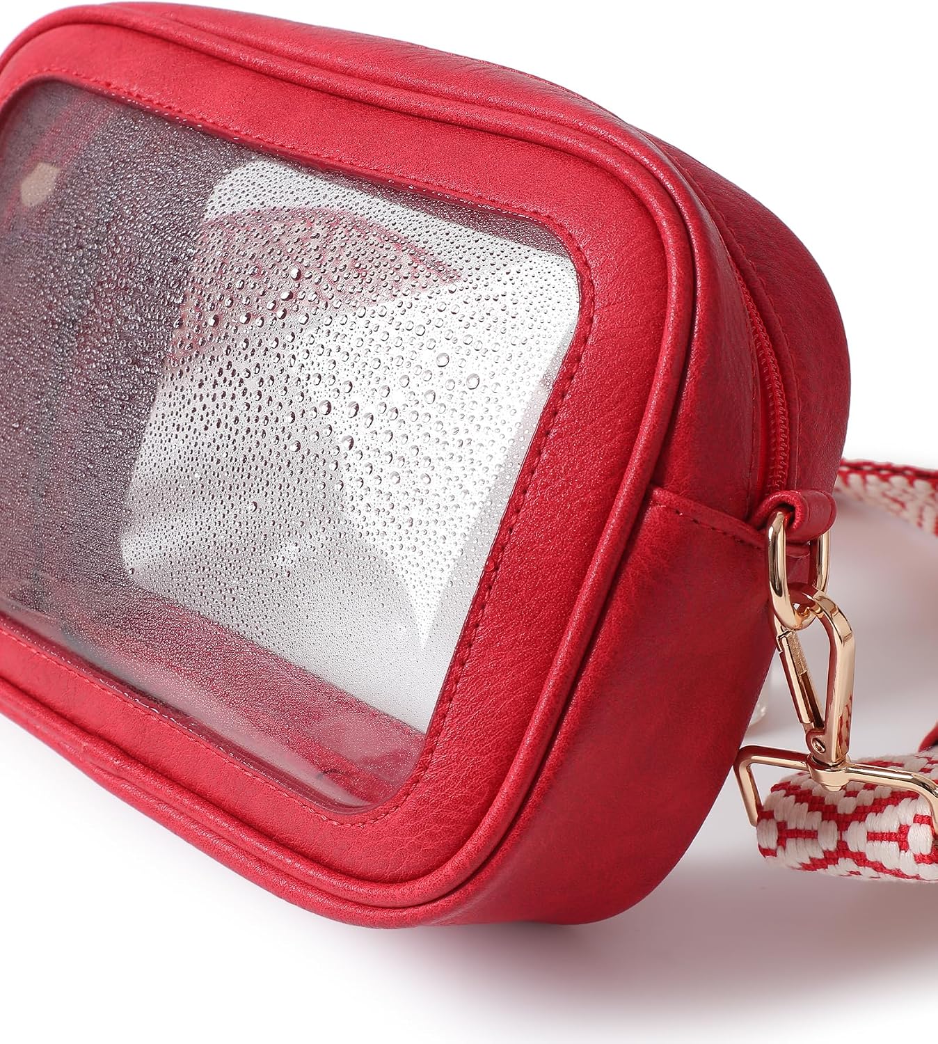 Clear Bag for Stadium Events, Clear Crossbody Purse for Women, Small Stadium Approved Bag for Concerts Games thumbnail