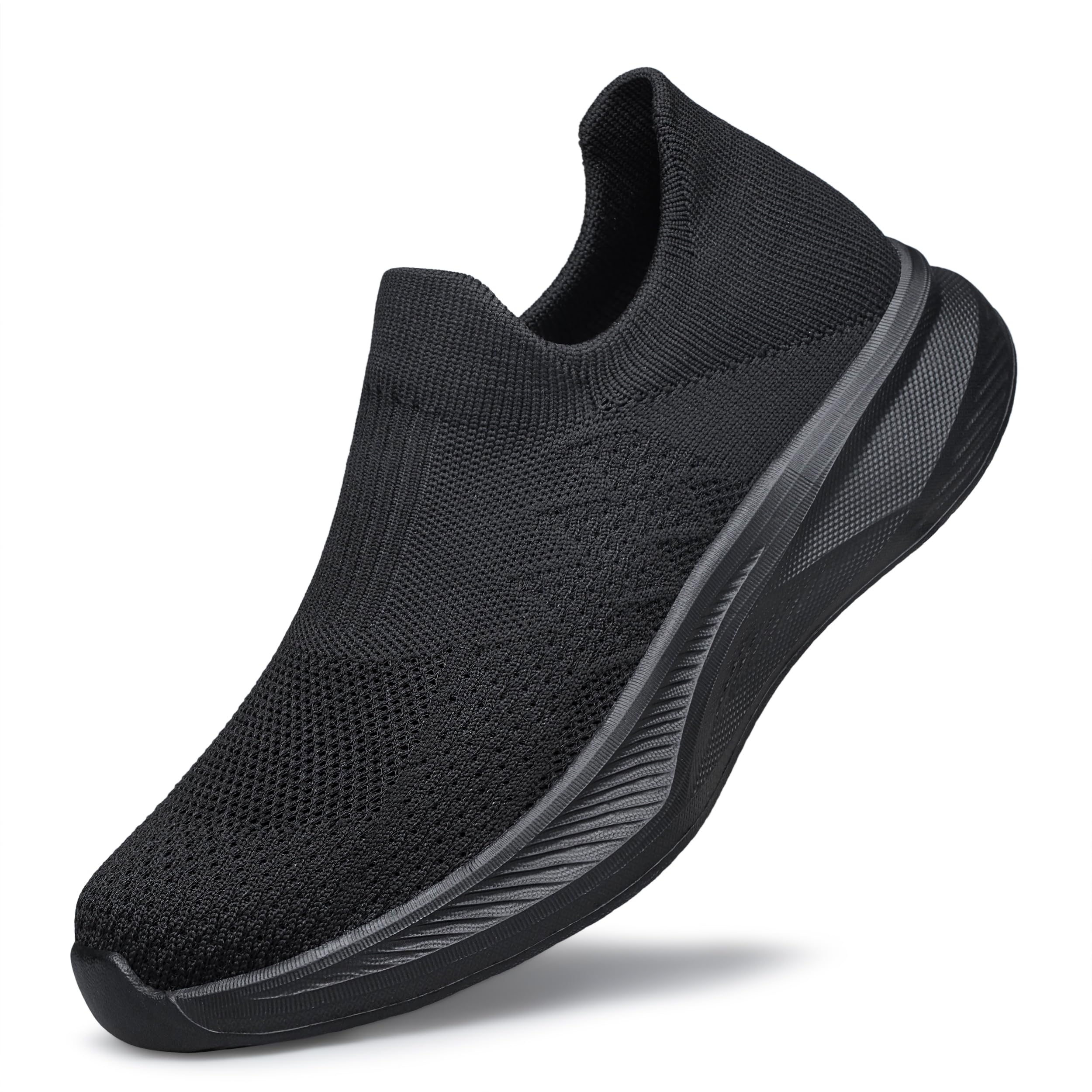 Men's Slip On Walking Shoes Comfortable Lightweight Breathable Socks Shoes Casual Mesh Tennis Gym Running Sneakers-picture-11