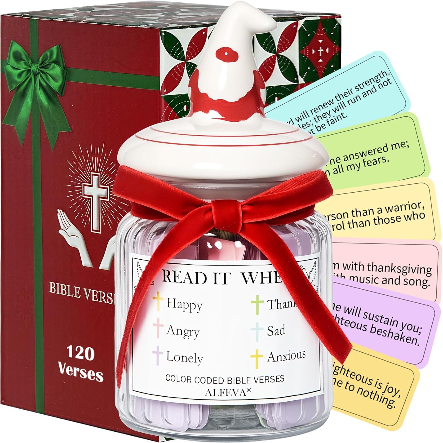 Bible Verse Jar - Easter Basket Stuffers, Birthday Gifts for Women, Christian Easter,Daily Encouragement, Teacher Appreciation Gift, Graduations Gifts For Her