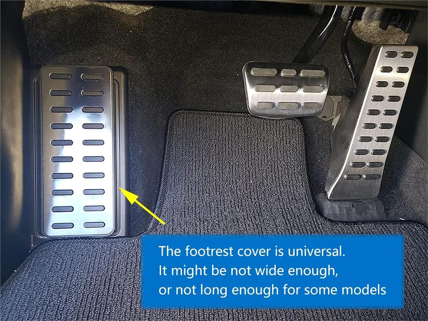 LHD Footrest Brake Gas Pedal Cover Fit for Hyundai Tucson Santa Fe Cruz Sonata Palisade Fit for Kia K5 K7 Sportage Sorento Stinger Carnival