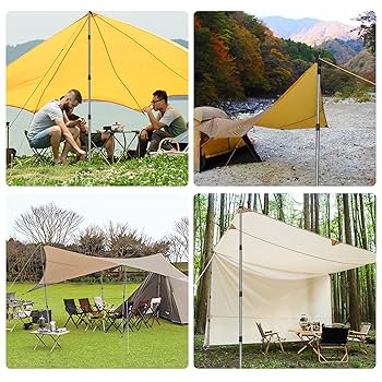 Amazon | KOMCLUB タープポール テントポール 航空アルミ製