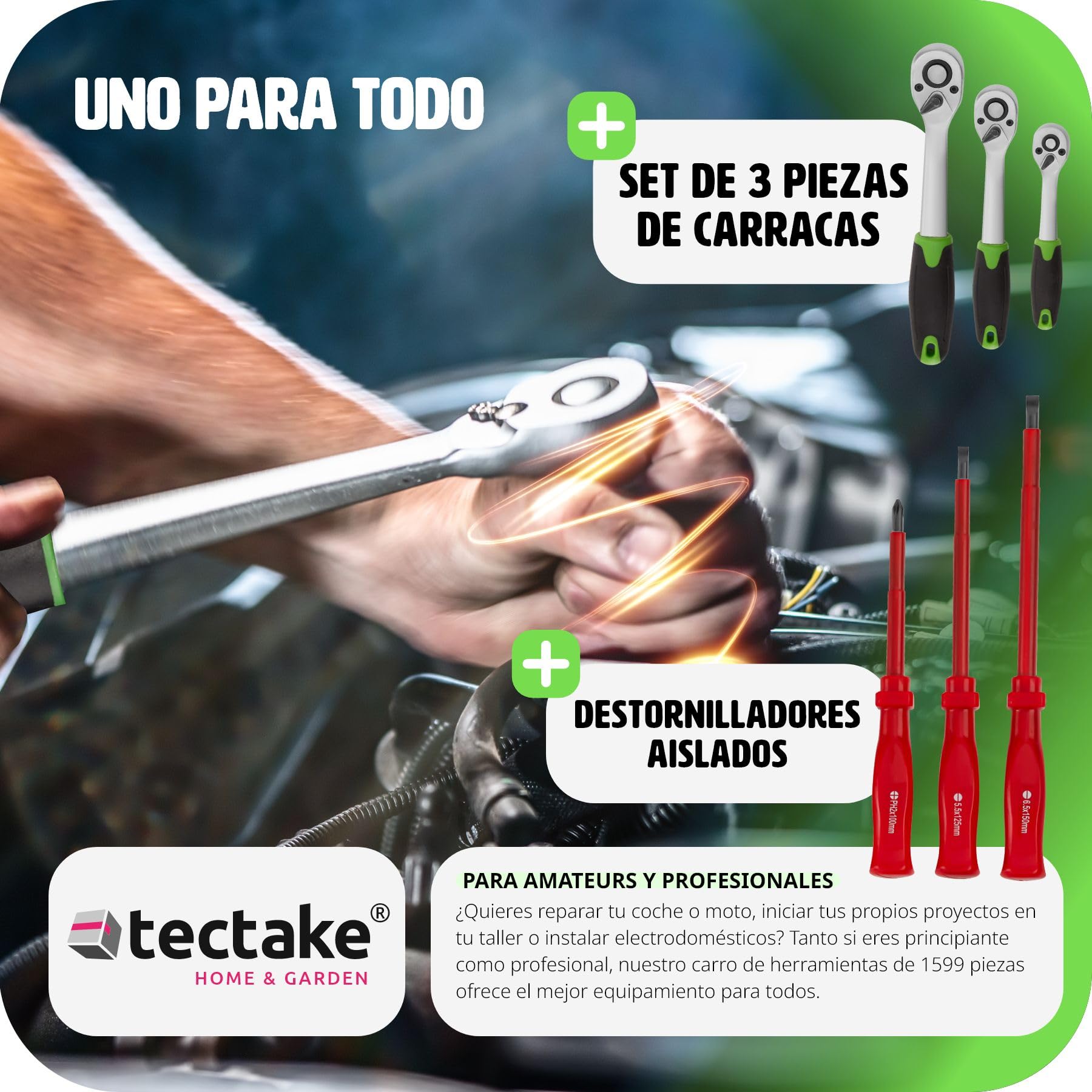 TecTake 7 Cajones, Bloqueo Central