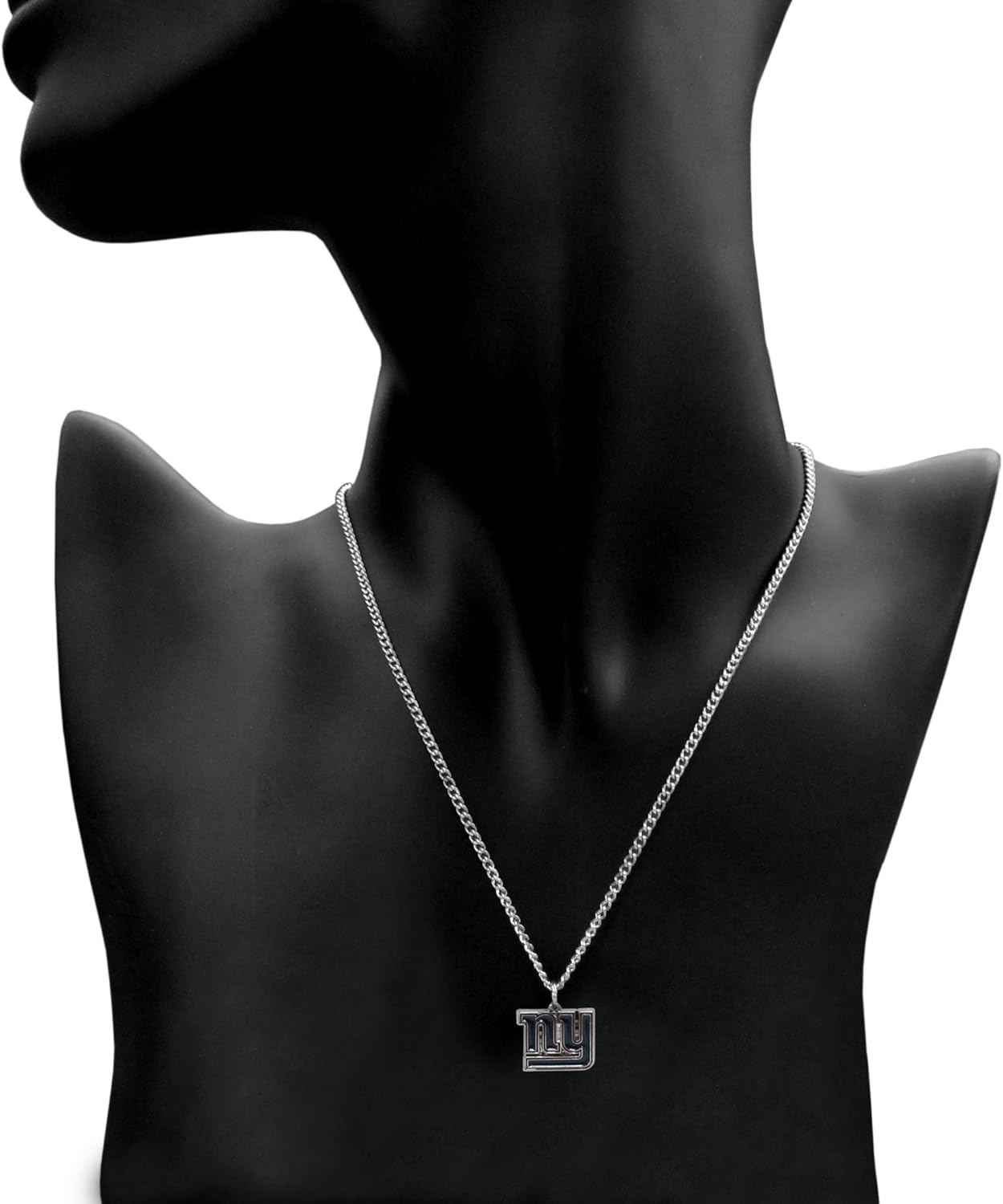 NFL Siskiyou Sports Fan Shop New York Giants Chain Necklace with Small Charm 22 inch Team Color - Image 3