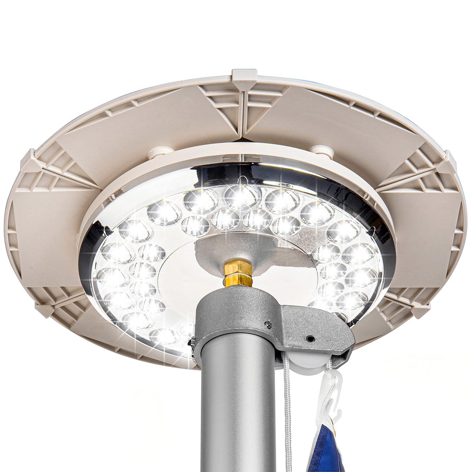 Widebody Flag Pole Flagpole Light Solar Daisy LED Downlight for