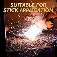 Vista 5 de TOOLIOM E6013 Varilla de soldadura 3/32" 5LB Electrodos de varilla de acero al carbono