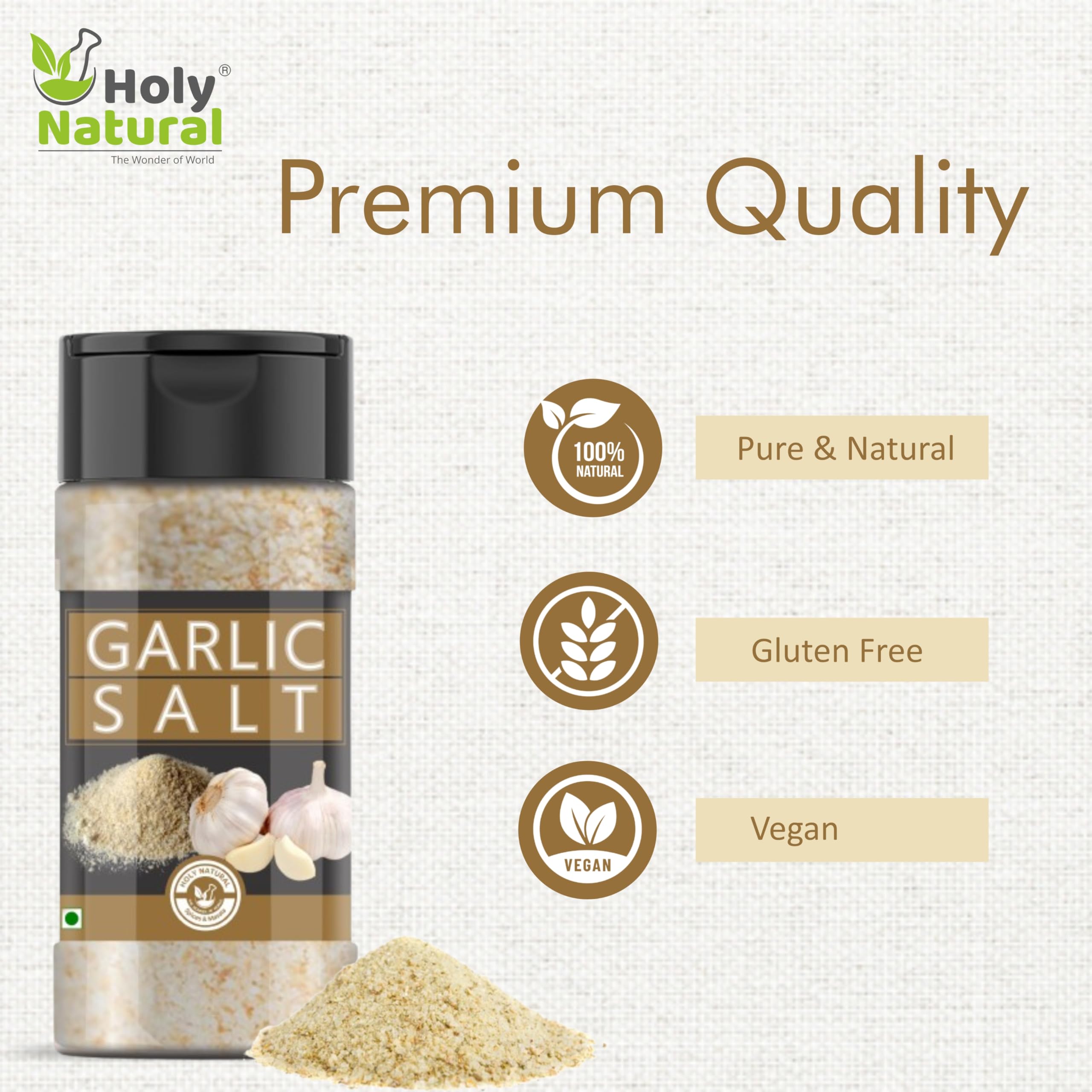 Holy Natural Garlic Salt 200 gm - Image 5 thumbnail