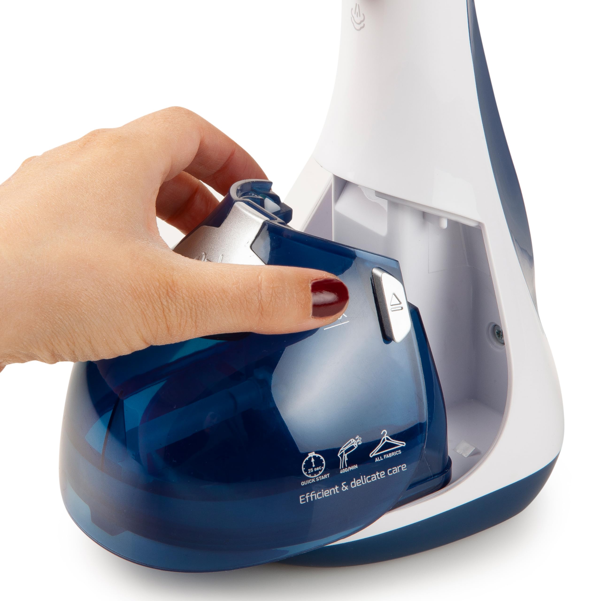 DOMO DO7057S Glaetter de vapor 1800 W Blanco/Azul, De plástico