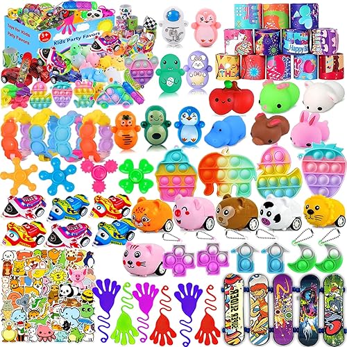 52 regalitos de fiesta para niños y niñas de 4 años en adelante, recuerdos y rellenos para bolsas de fiesta, tesoro, premios de carnaval, premios