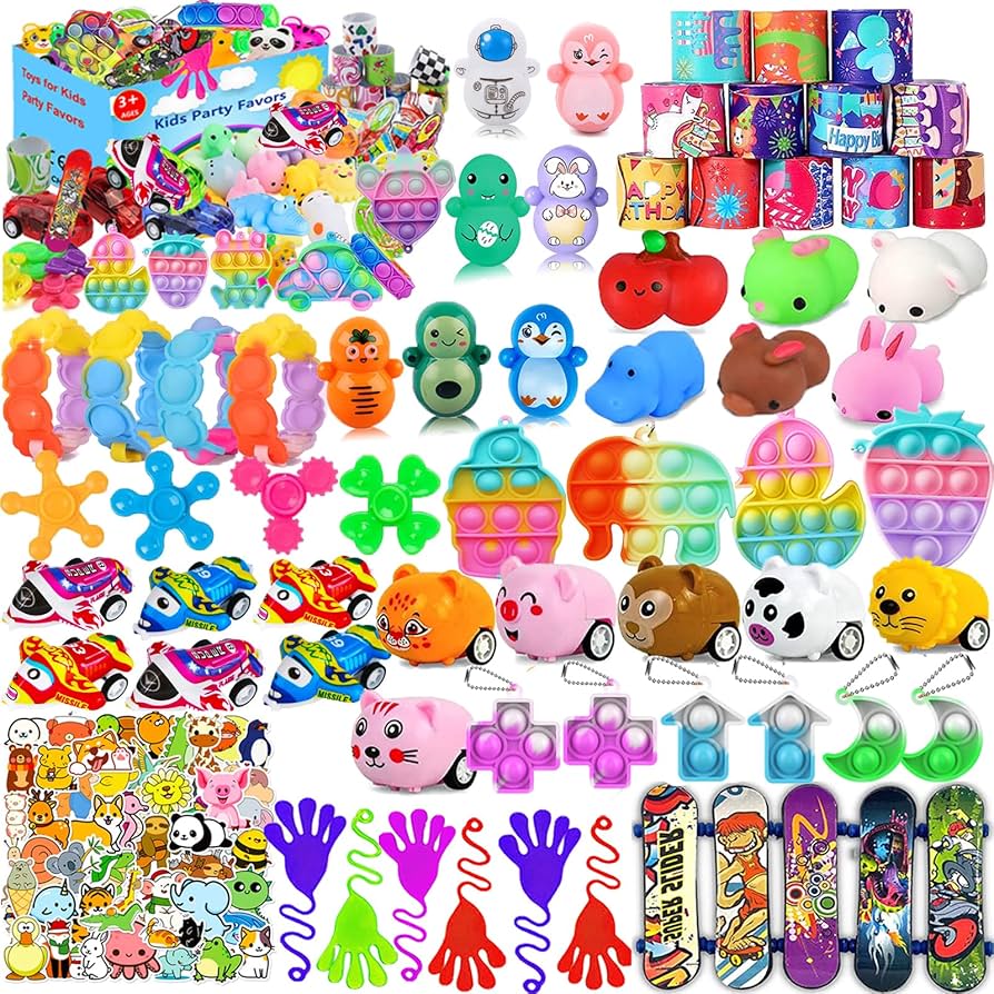 Amazon.com: 124 Pcs Party Favors for Kids 4-8, Birthday Gift Toys Amazon.com: 124 Pcs Party Favors for Kids 4-8, Birthday Gift Toys