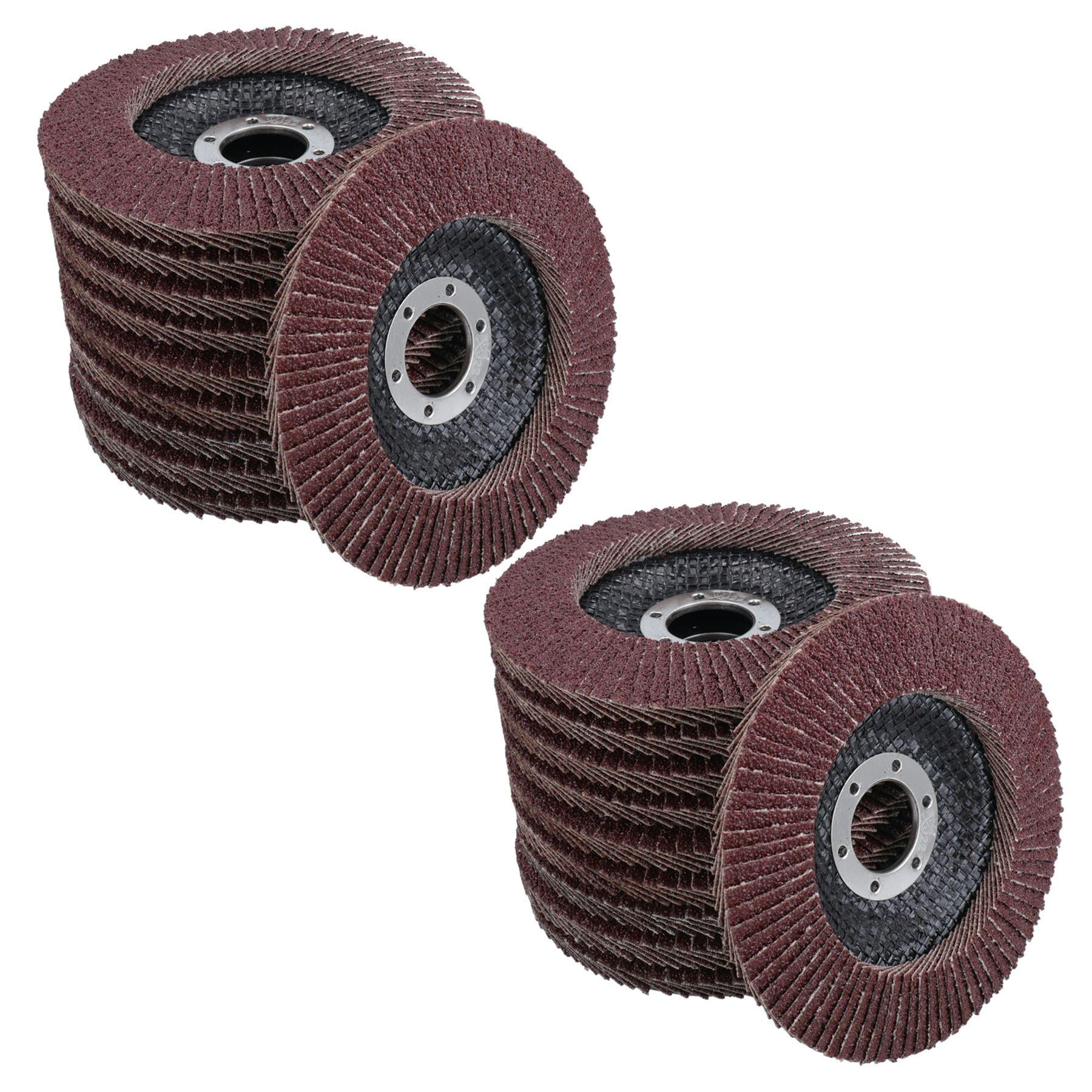 Ab Tools Type 29 Premium Flap Grinding Sanding Discs 80 Flaps 60 Grit Coarse 115Mm 20Pk