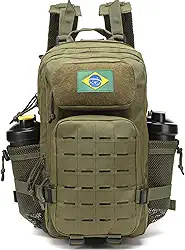THURAM Mochila 20L À Prova D'água Com 2 Suportes Para Garrafa, Ideal Para Academia, Viagens Ao Ar Livre, Caminhadas E Pesca. Mochila Para Laptop De 13 Polegadas.