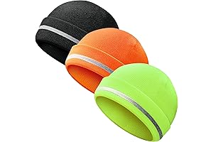 Reflective Knit Hat Safety Beanies