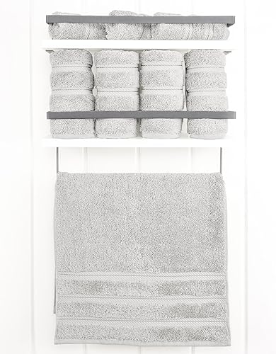Miniatura 178 de American Soft Linen - Juego de 4 toallas de baño, 100% de algodón turco de 27 x 54 pulgadas, toallas de baño extragrandes, toallas para ducha