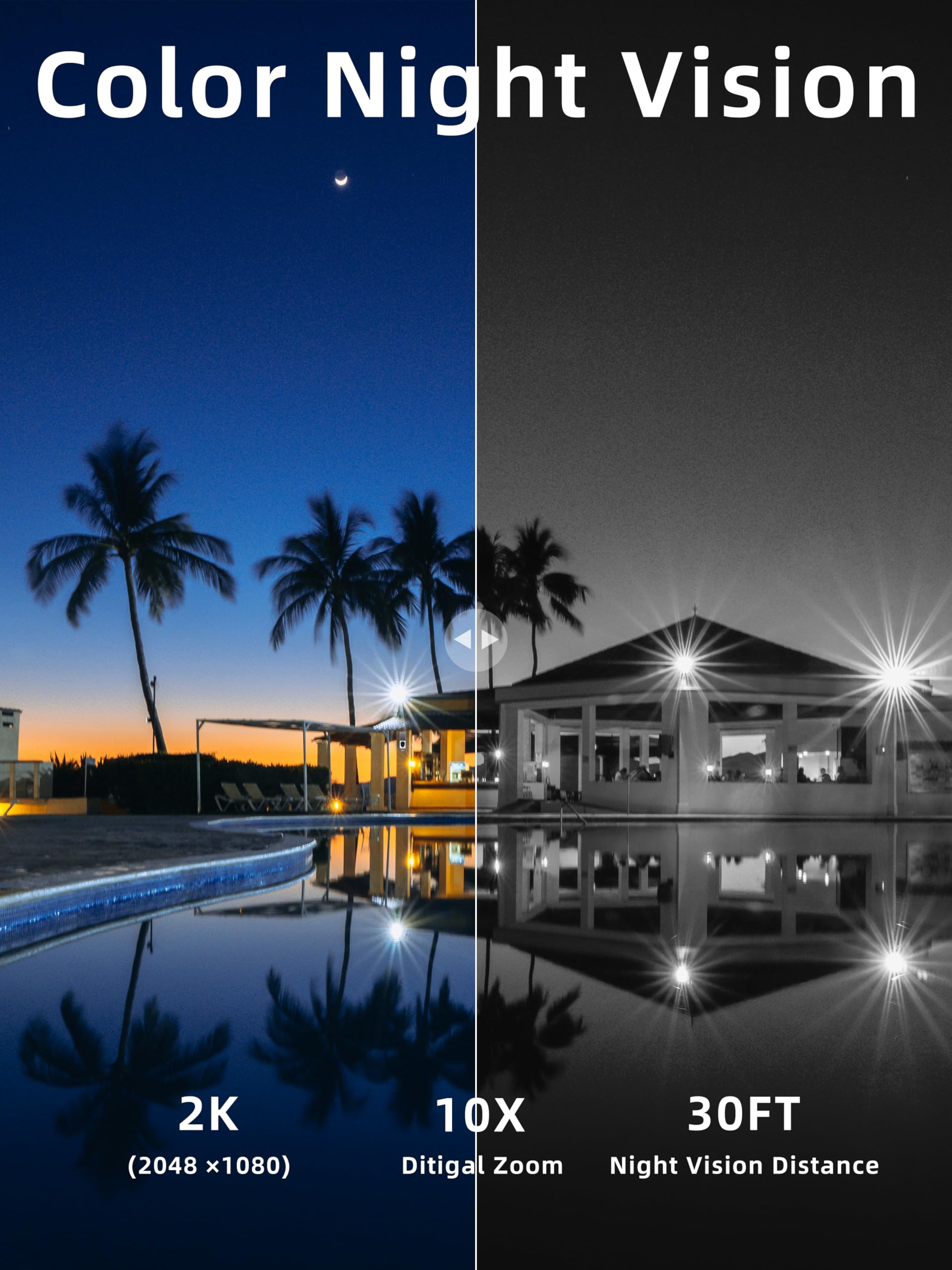 virtavo VistaFlask 2K Security Cameras Wireless Outdoor, Battery