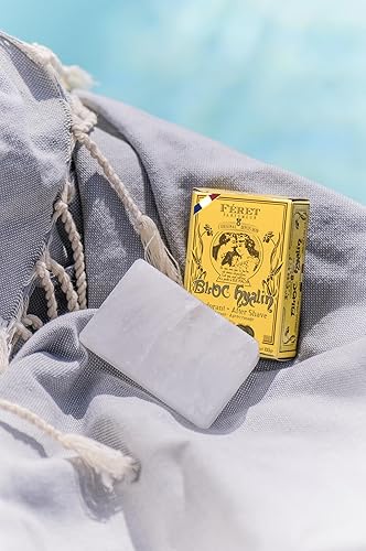 Miniatura 6 de Feret Le Bloc Hyalin Alum Stone - Desodorante natural, astringente y después del afeitado para hombres y mujeres, apto para viajes, sin perfume,