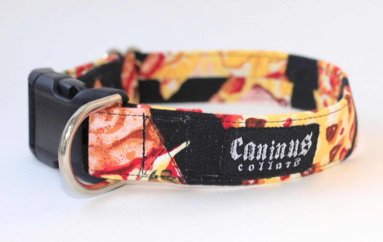 Pizza Dog Collar (Buckle, XL 2")