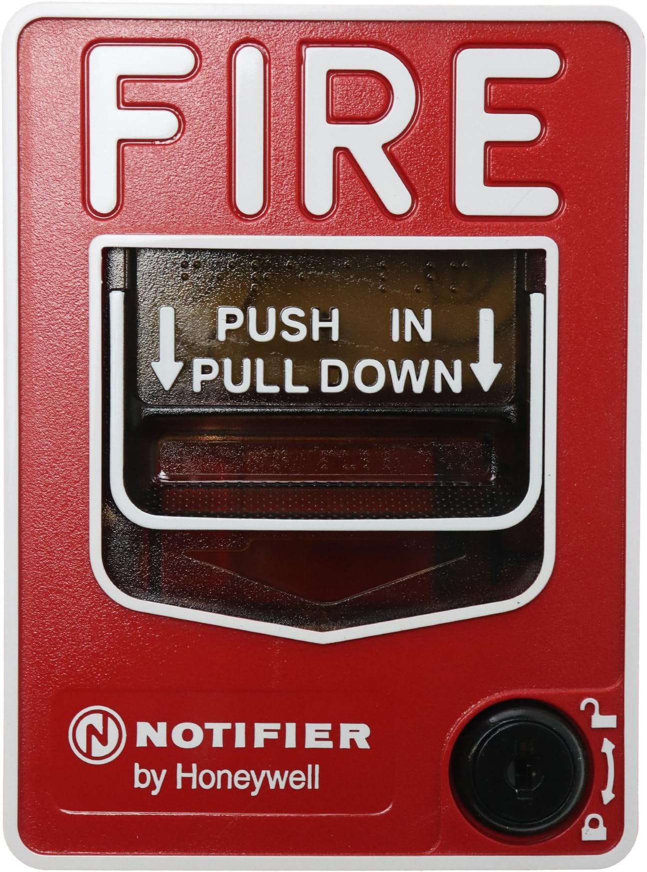 Notifier Nbg-12Lx Fire Alarm Addressable Pull Station Key Lock