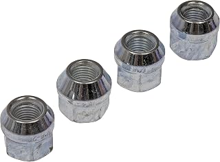 Dorman 711-106 Wheel Nut Chrome Bulge 7/16-20 Compatible with Select Models, 4 Pack
