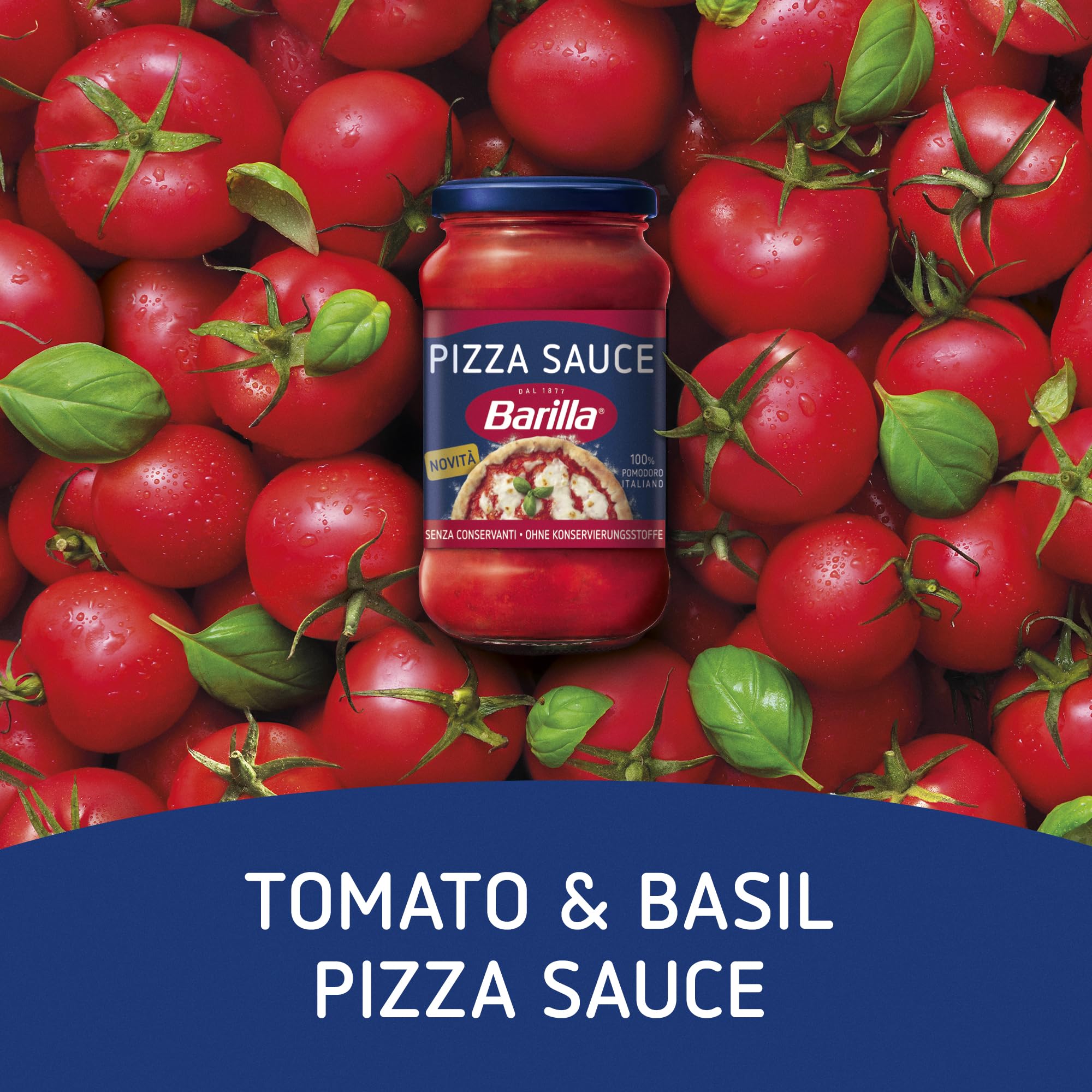 Barilla Salsa de tomate para pizza frasco 400 g