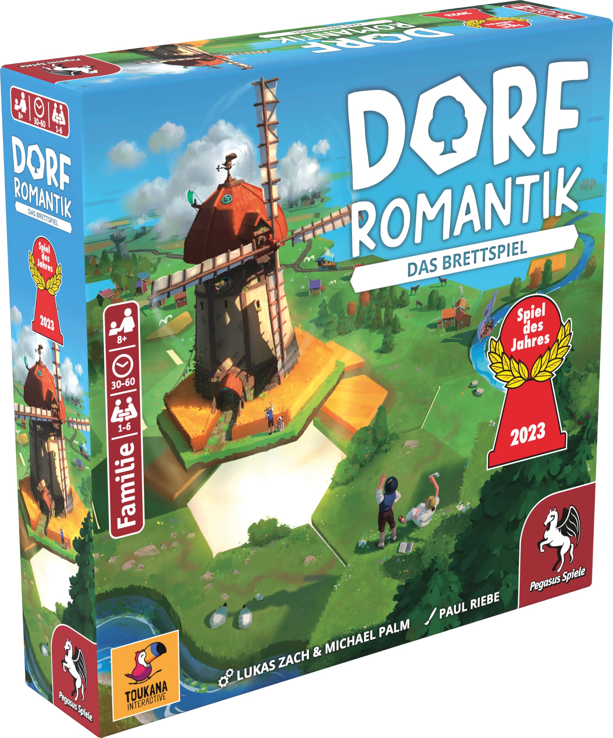 Pegasus Spiele Village Romance Gra Planszowa, Wielokolorowy, Od 8 lat