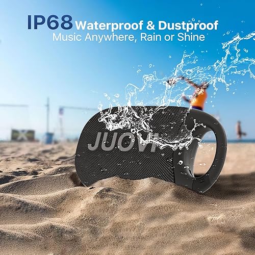 Miniatura 4 de Altavoz Bluetooth portátil inalámbrico con clip, 24 horas de reproducción, mini altavoz de ducha IP68, impermeable y a prueba de polvo, mosquetón