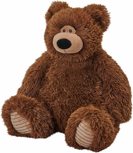 WILD REPUBLIC Snuggleluvs, oso marrón, animal de peluche, 15 pulgadas, regalo para niños, juguete de peluche, relleno de botellas de agua recicladas disponible en Yaxa Colombia