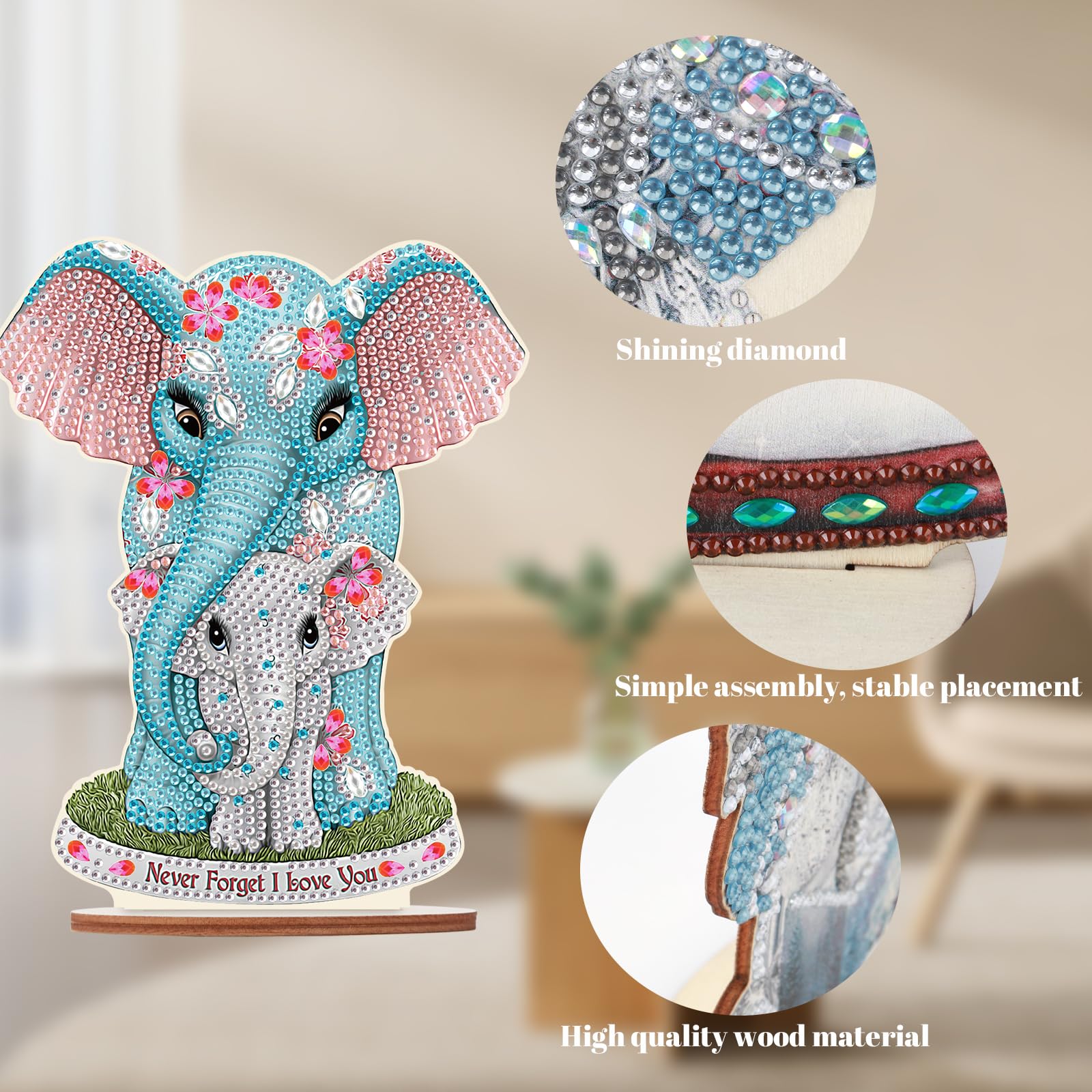 Diamond Painting Kit Diamond Painting Gatto Kit per Pittura Diamante Fai da Te per Adulti Decorazione murale per la casa 30 * 40 cm Senza Cornice JuZi