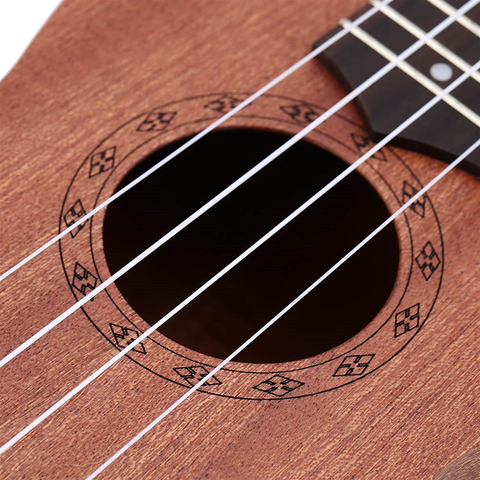 Ukulele 21 "Acoustic Ukulele Sapele 15 Piedi 4 Corde Ukulele Musicale Strumento A Corde Concerto Ukulele