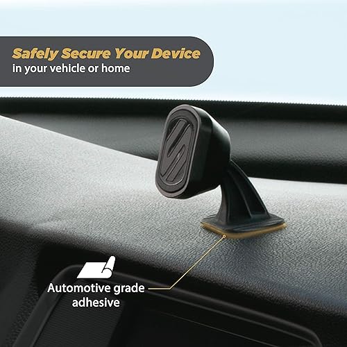 Miniatura 3 de Scosche MM2CDPDVSR-SP MagicMount Pro - Soporte universal 3 en 1 para ventilación, tablero, CD, GPS para vehículos, extraíble, imán de neodimio, negro