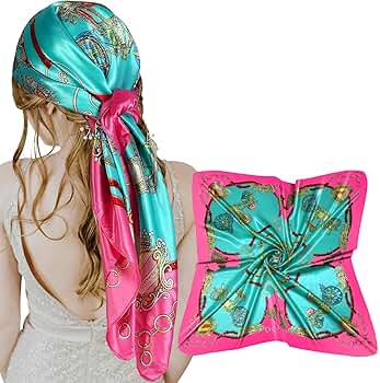 HEUGN SILK SCARF 希少品 美品 HEUGN ユーゲン シルクスカーフ (SCARF001)