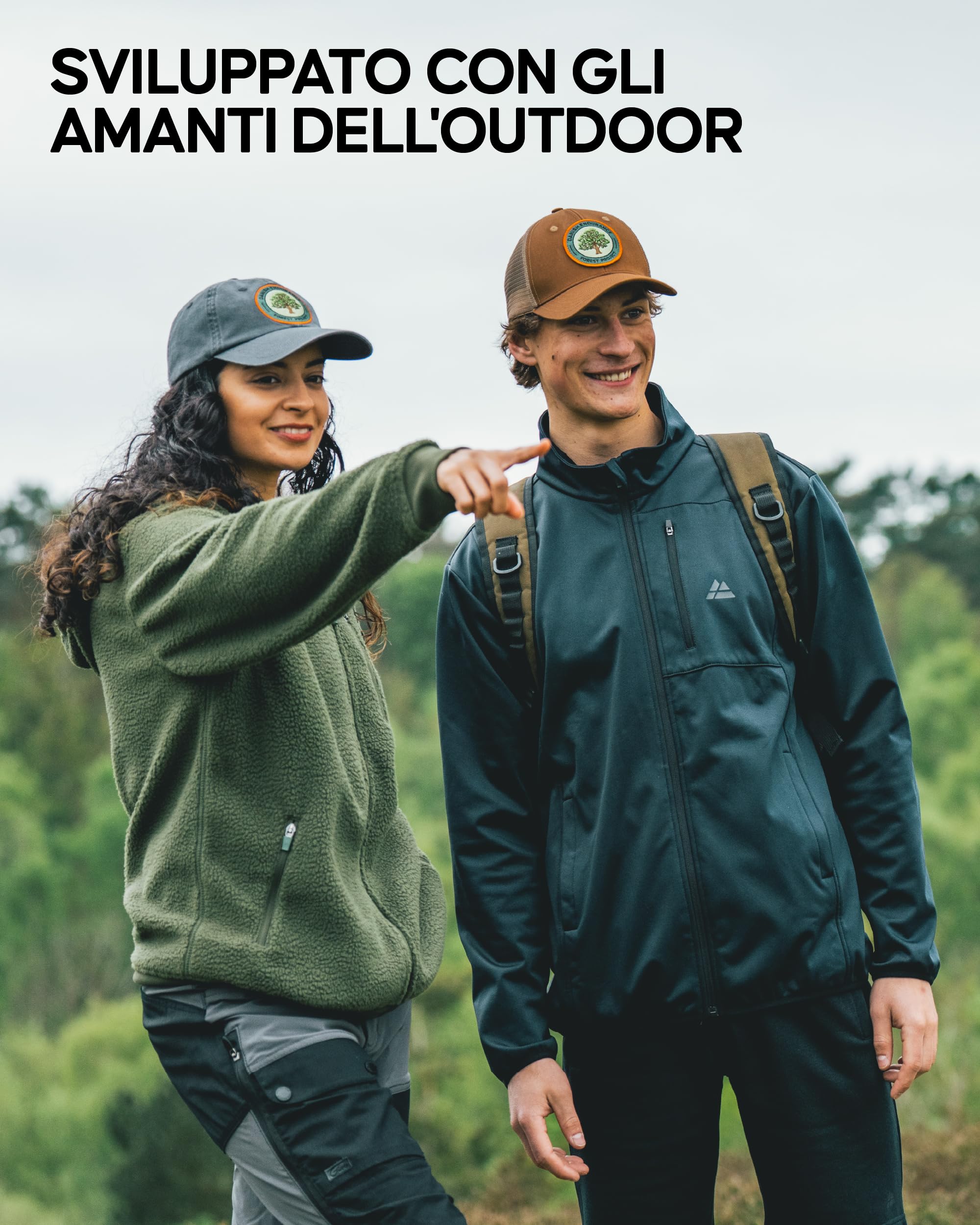 DANISH ENDURANCE Calze Sci e Trekking Lana Merino Uomo Donna, Calze Termiche Uomo, Sotto Calze Traspiranti Ideali per Sport Invernali, 2 Paia