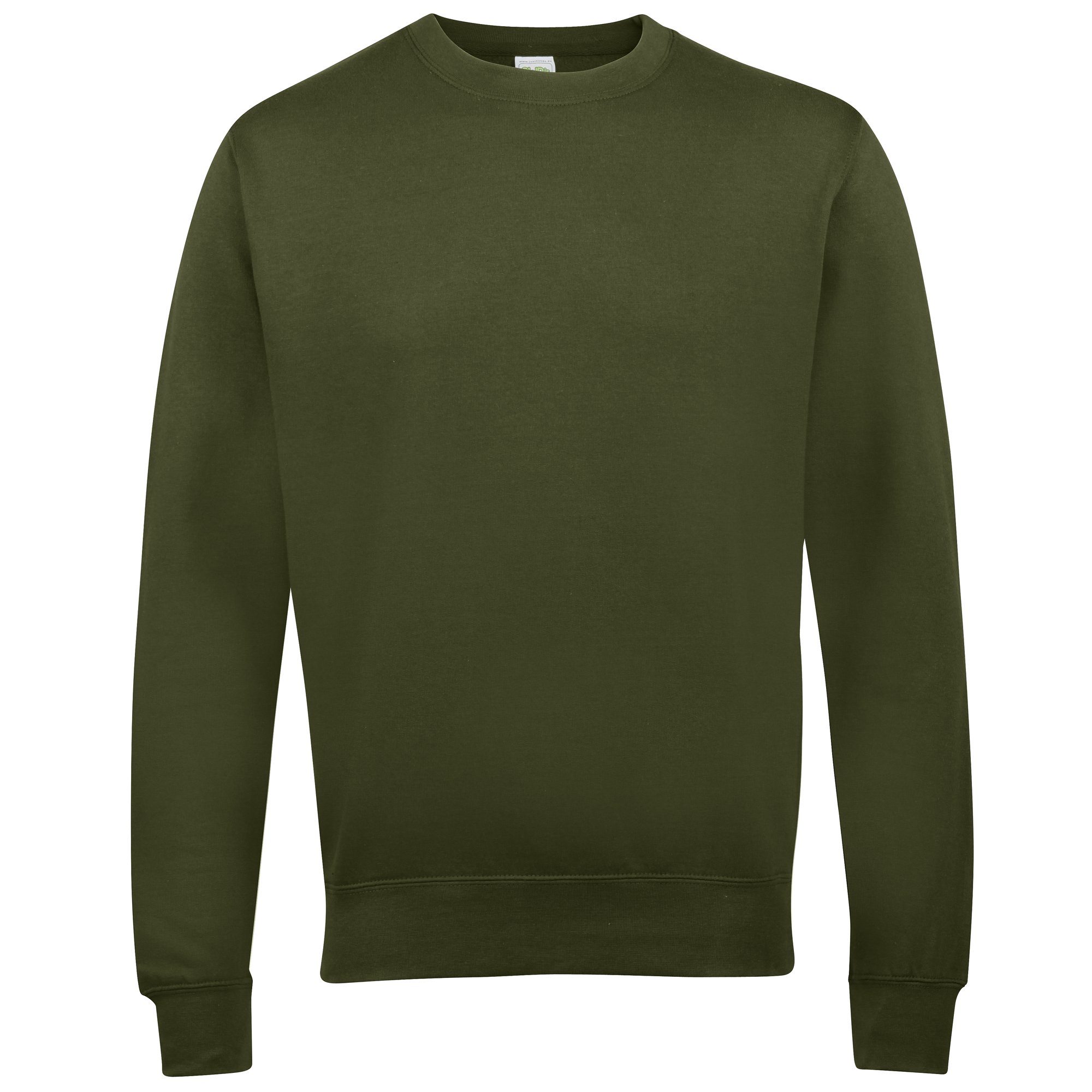 AWDis Men's Sweat Sweatshirt, Grey (Olive), XX-Large