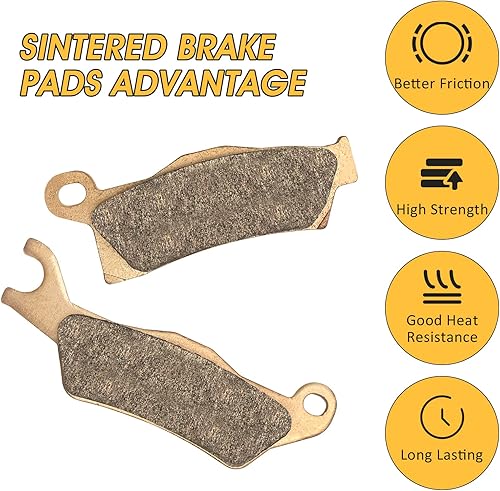 Miniatura 5 de Pastillas de freno sinterizadas 3 juegos para Can Am Outlander 450500  570650  800850  1000 pastillas de freno delanteras y traseras de repuesto