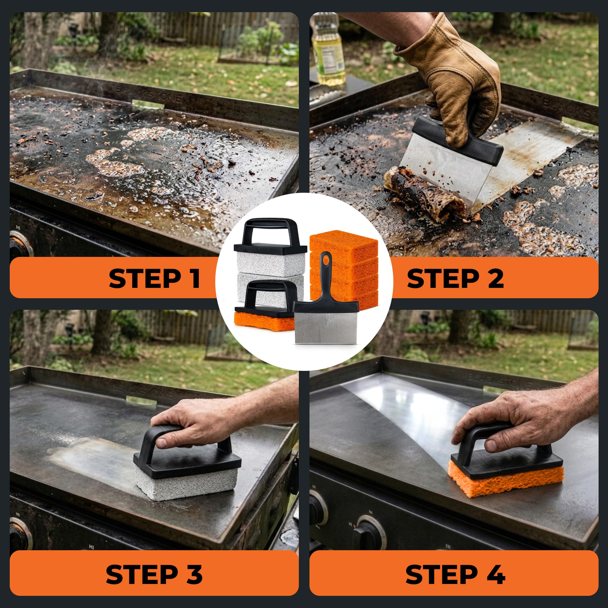 Griddle Buddy Kit de limpieza de plancha