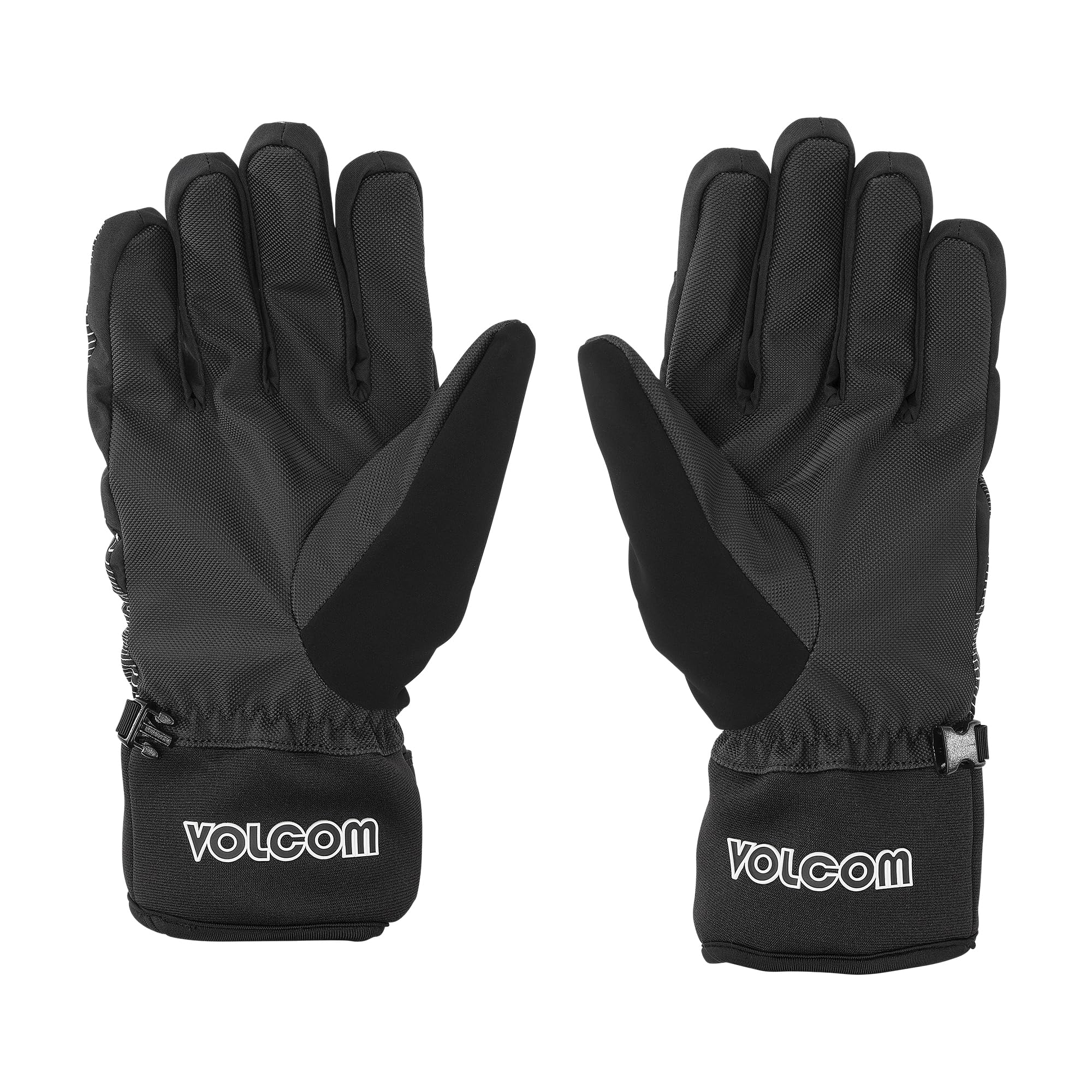 Volcom Crail Pipe Park Herren-Snowboard-Handschuhe, leicht, Black Print S5, Medium Fashion