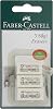Faber-Castell 3 Plastic Eraser 708648 White