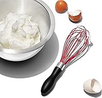 Vista 9 de OXO Good Grips - Batidor de silicona (9 pulgadas), color rojo