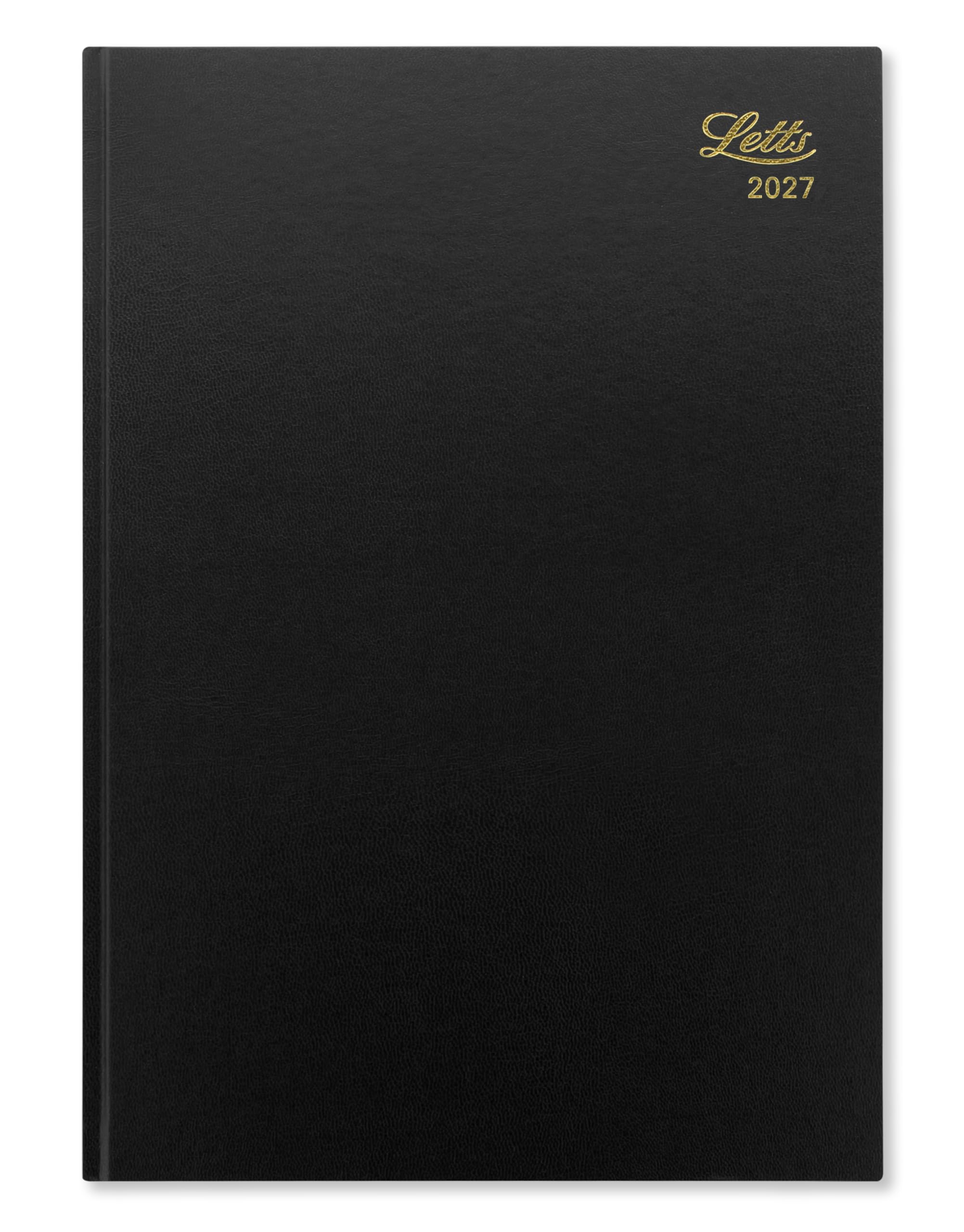 Letts of London Standard A4 week to view 2027 diary - Black 27-T31ZBK