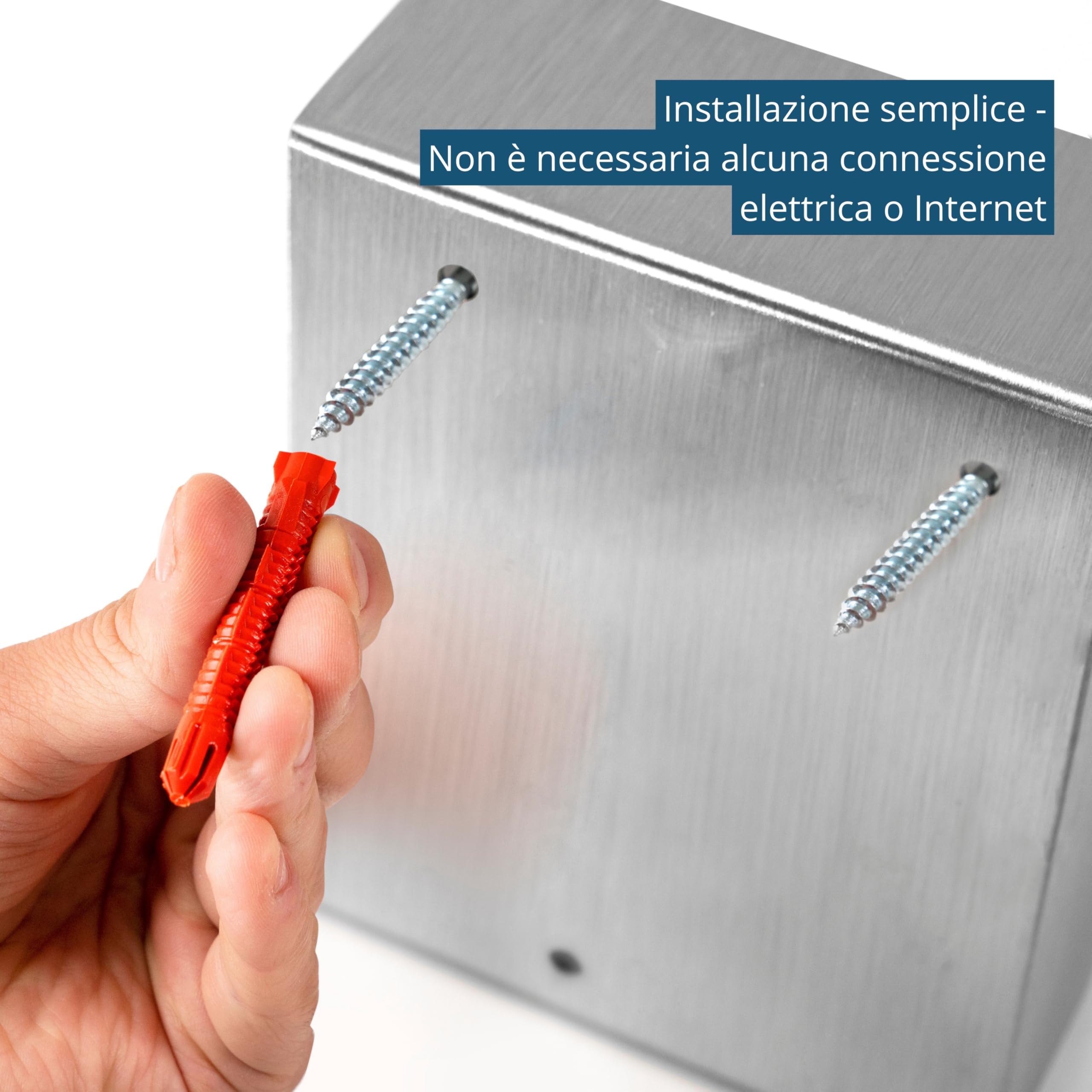 masunt cassaforte per chiavi 2120 E Code | innovativa assegnazione online del codice a distanza | cassaforte elettronica per chiavi in acciaio inox V2A massiccio | massima sicurezza