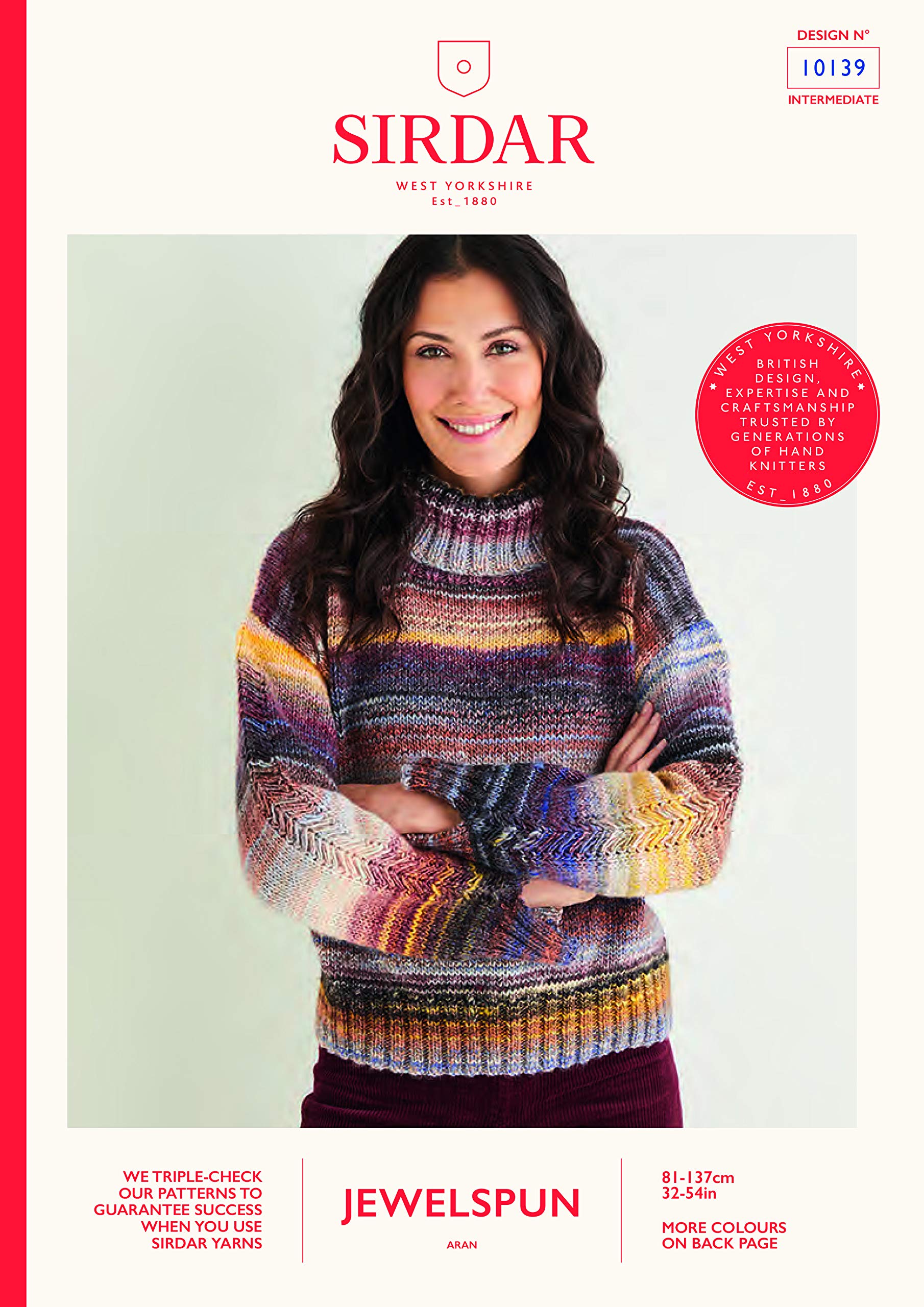 Sirdar Hayfield - Jewelspun Aran, Sweater 10139