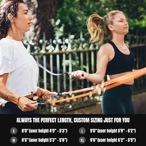 Miniatura 5 de Juego de cuerdas de saltar con peso de nivel 1 (14 libras, 12 libras) para fitness, ejercicio y boxeo, cuerdas de velocidad para saltadores