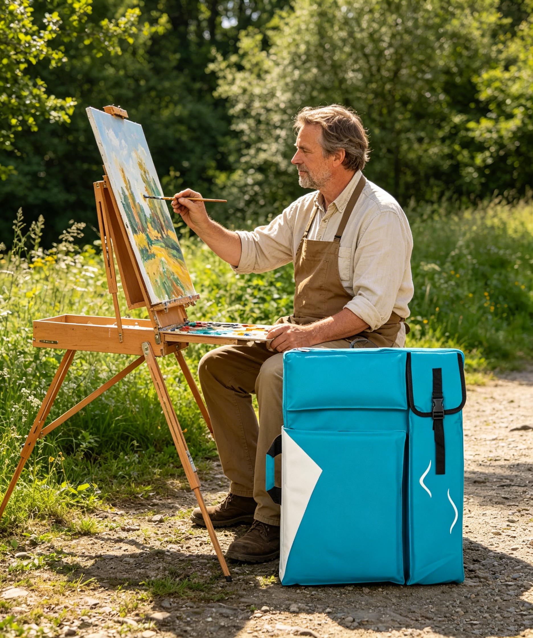 A2 Transporttasche Zeichnungtasche für Zeichenplatte Zeichenbrett 4K Wasserdicht Kunstmappe Kinder Erwachsener Multifunktional Zeichentasche für Skizze Malen Künstler Anfänger