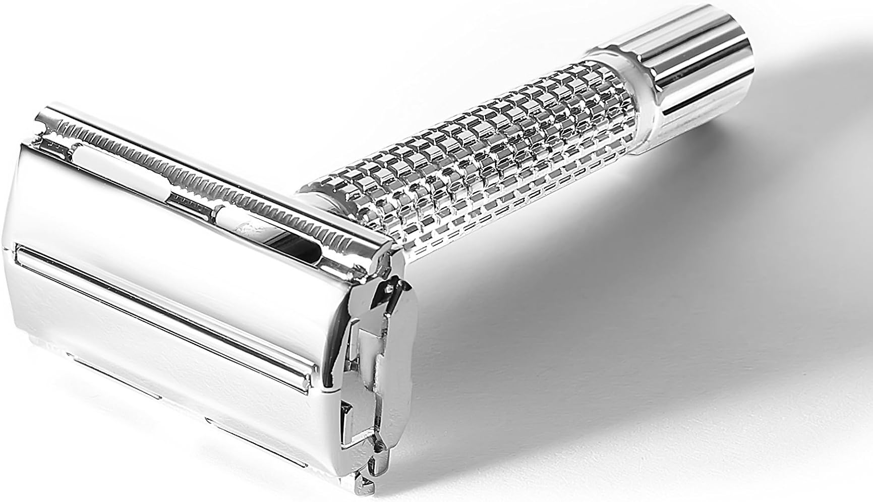 Hacktan Double Edge Razor Premium Butterfly Open Safety Razor Boxed Mirror Case Cut Throat Razor Fits All Razor Blades