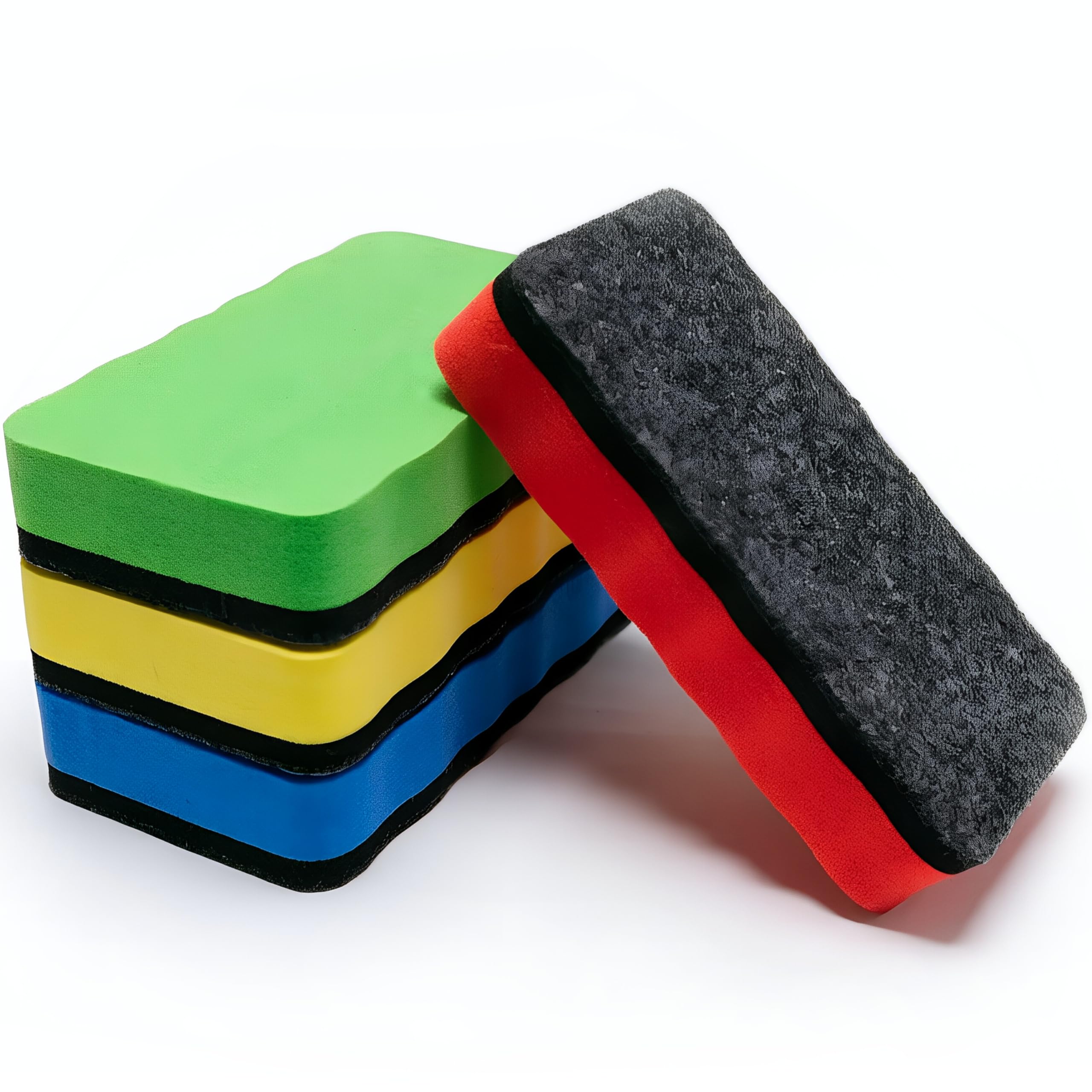 Armo® 4 x Magnetic Board Eraser Whiteboard Classrooms Office Board Erasers