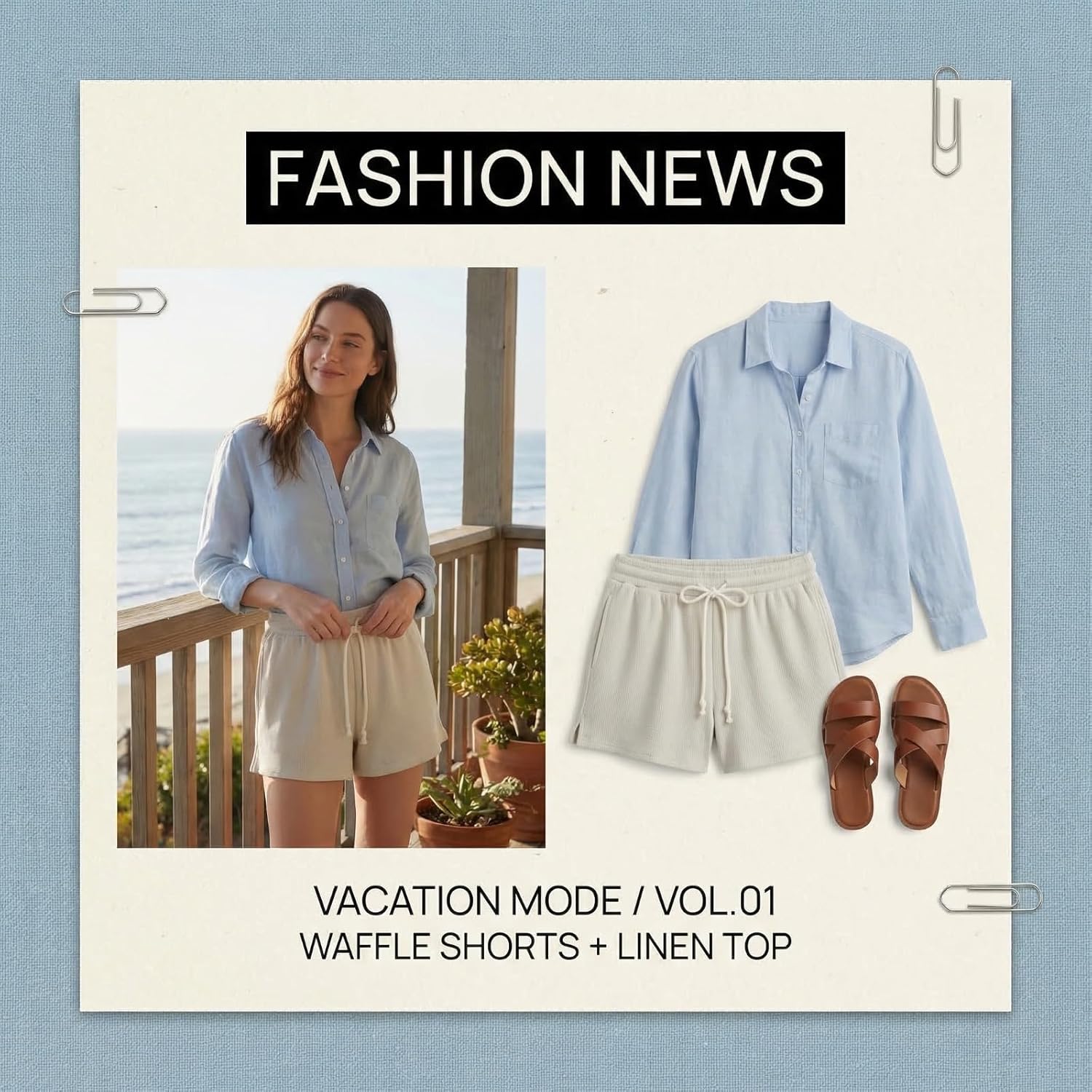Women Waffle Knit Shorts with Elastic Waistband and Pockets, Casual Lightweight Shorts for Summer Activewear and Daily Wear