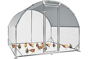 Outdoor Aviary for Large Birds with Strong Wire Mesh and Anti-UV Cover