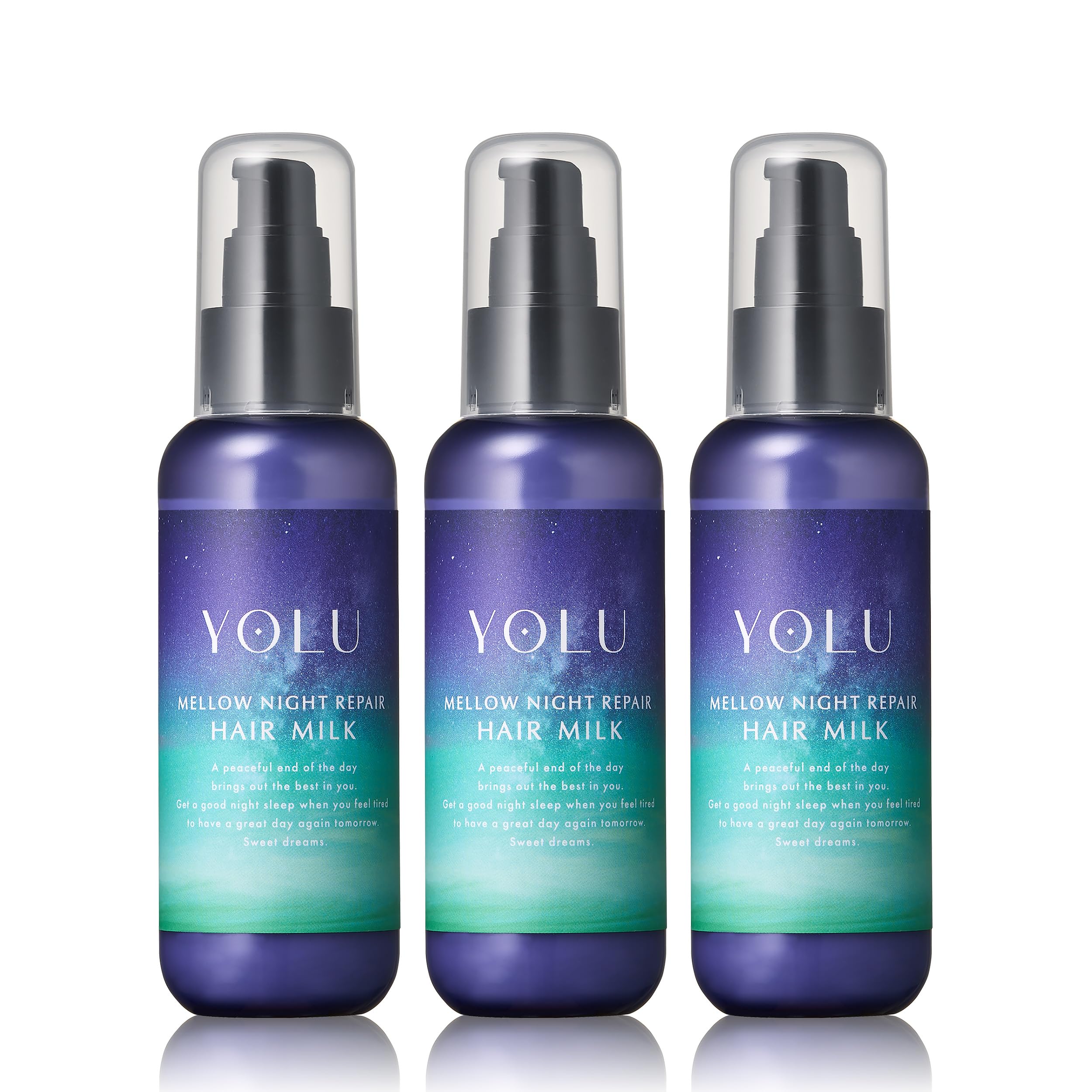 Amazon | 【新モデル】 YOLU ヨル ヘアミルク メロウナイトリペア 3点