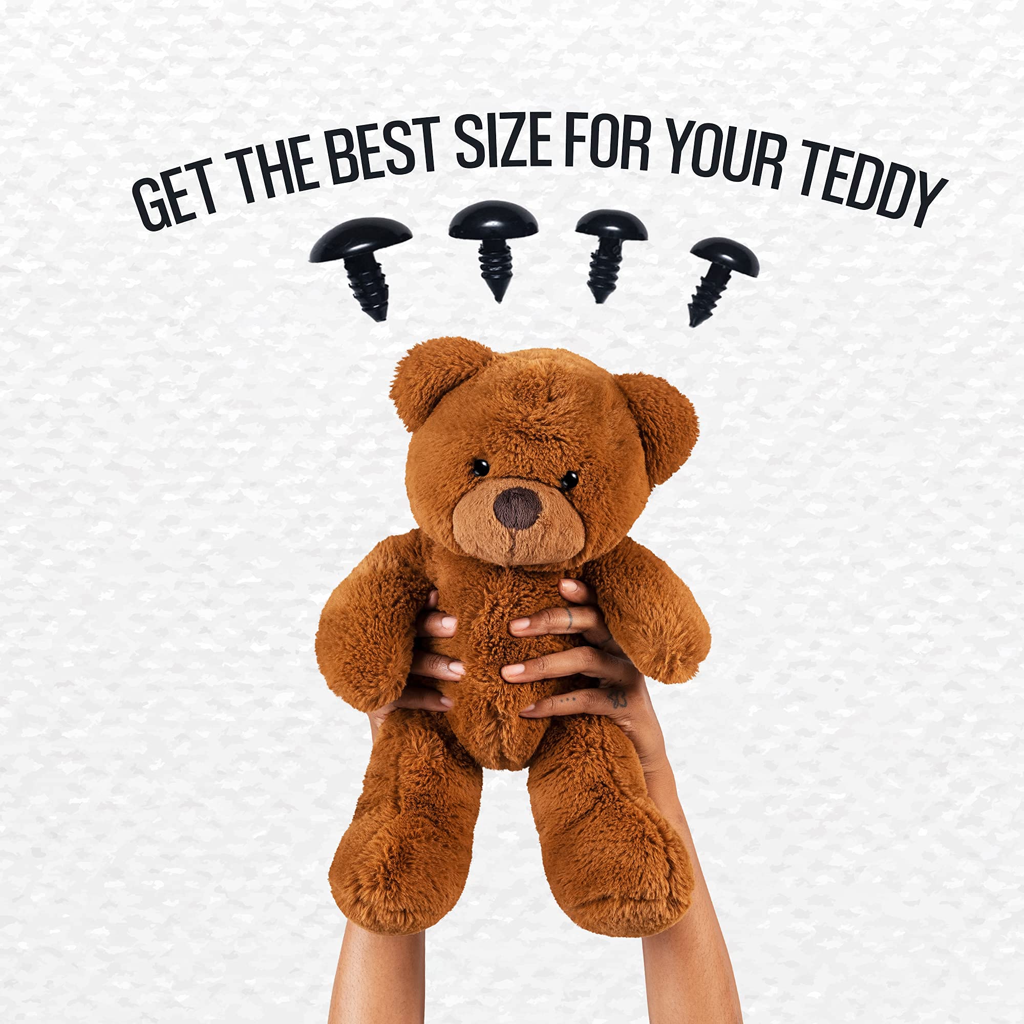 Buy ToyBoGo 800 Pcs Plastic Safety Eyes with Washers Stuffed Animal